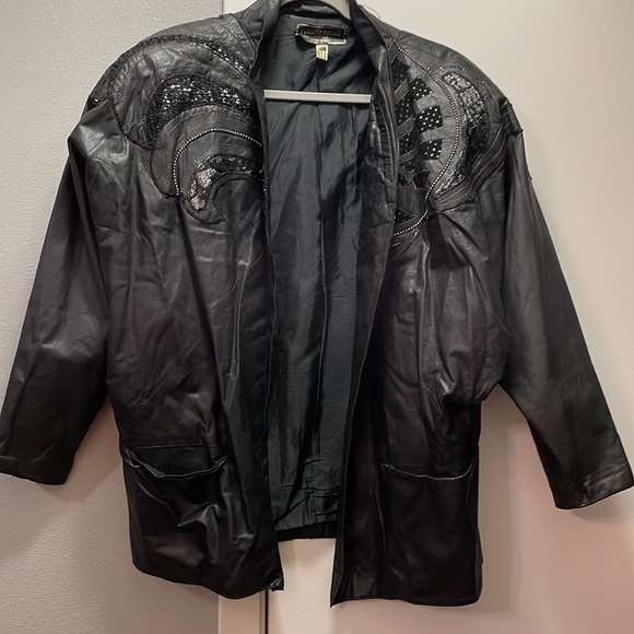 Roberto Cavalli Jackets & Blazers - Vintage Roberto Cavalli Leather Medium Jacket
